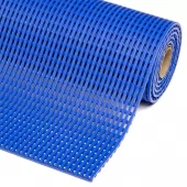 Modrá bazénová protiskluzová rohož Akwadek - 10m x 91 cm x 1,2cm
