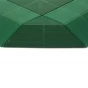 Zelený plastový rohový nájezd pro terasovou dlažbu Linea Combi - 4,8 cm - 4 ks
