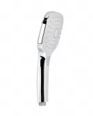 SAPHO - Ruční masážní sprcha s tlačítkem, 4 režimy sprchování, 100x100, ABS/chrom 1204-24