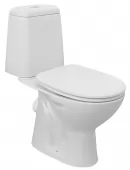 AQUALINE - RIGA WC kombi, dvojtlačítko 3/6l, zadní odpad, bílá RG601
