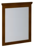 SAPHO - CROSS zrcadlo v dřevěném rámu 600x800, mahagon CR011