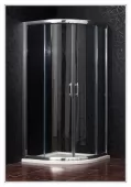 ARTTEC Sprchový kout čtvrtkruhový nástěnný BRILIANT 90 x 90 x 195 cm čiré sklo