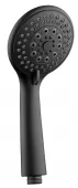 AQUALINE - Ruční masážní sprcha, 3 režimy sprchování, průměr 100, ABS/černá mat SC106