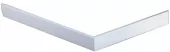 Přední panel L pro čtvercovou vaničku 80×80 cm - bílý (PERSEUS PRO 80 SET)