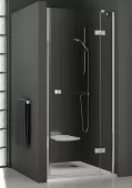Sprchové dveře dvoudílné (SMSD2-100 B-PRAVÉ TRANSPARENT)