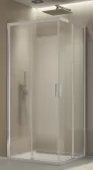 Sprchový bezbariérový kout čtvercový 100×100 cm, aluchrom/durlux (TLSAC 100 50 22)