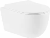 MEXEN/S - Carmen Závěsná WC mísa včetně sedátka s slow-slim, duroplast, bílá 30880300