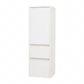 Opto koupelnová skříňka vysoká 125 cm, levé otevírání, bílá (CN914L)