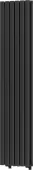 MEXEN - Dallas otopný žebřík/radiátor 1600 x 360 mm, 1039 W, černý W214-1600-360-00-70