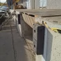 Černý gumový doraz na rampu FLOMA - 50 x 16,5 cm a tloušťka 8 cm