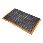 Černo-oranžová extra odolná olejivzdorná rohož (100% nitrilová pryž) Safety Stance - 66 x 102 x 2,2 cm