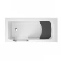 Boční krycí panel k obdélníkové vaně pro starší a osoby s tělesným postižením Vovo 80x54 W KPS (80x54 cm) 