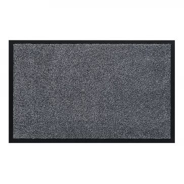 Šedá vnitřní čistící pratelná vstupní rohož FLOMA Watergate - 50 x 80 x 0,7 cm