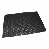 Černá gumová venkovní vstupní rohož Octomat Mini - 100 x 150 x 1,2 cm