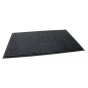 Černá vnitřní čistící vstupní rohož FLOMA Briljant (Bfl-S1) - 90 x 150 x 0,9 cm