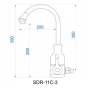  WALL TERMO QUICK SDR-11C-3 stěnová baterie s elektrickým ohřevem vody