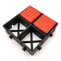 Oranžový plastový vyznačovací prvek ProGrass MAX, FLOMA - 9,7 x 9,7 x 5,9 cm