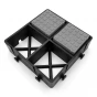 Černý plastový vyznačovací prvek ProGrass MAX, FLOMA - 9,7 x 9,7 x 5,9 cm