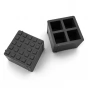 Černý plastový vyznačovací prvek ProGrass MAX, FLOMA - 9,7 x 9,7 x 5,9 cm