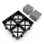 Černý plastový vyznačovací prvek ProGrass MAX, FLOMA - 9,7 x 9,7 x 5,9 cm