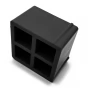 Černý plastový vyznačovací prvek ProGrass MAX, FLOMA - 9,7 x 9,7 x 5,9 cm
