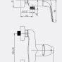 Sprchová baterie NICA-12 (OLBANIC12)