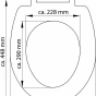  82150 NORTH SEA WC sedátko softclose, duroplast