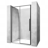 REA - Posuvné sprchové dveře Solar L/P 100 černé REA-K6512