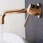 REA - Podomítková umyvadlová baterie Lungo zlatorůžová REA-B8548