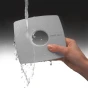 CATA - X-MART 10H koupelnový ventilátor axiální s automatem, 15W, potrubí 100, nerez mat 01044000