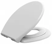 AQUALINE - WC sedátko s integrovaným dětským sedátkem, Soft Close, bílá FS125