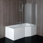 POLYSAN - VERSYS L asymetrická vana 170x84x70x47cm, bílá 70111