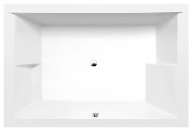 POLYSAN - DUPLA obdélníková vana 180x120x54cm, bílá 13611