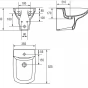 CERSANIT - ZÁVĚSNÝ BIDET CARINA K31-010