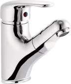 AQUALINE - KASIOPEA stojánková umyvadlová baterie s výsuvnou sprškou, chrom 1107-05