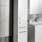 AQUALINE - VEGA skříňka vysoká 35x184x31cm, bílá VG185