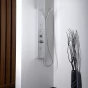 AQUALINE - TUSA sprchový panel 200x1400, stříbrná SL680
