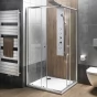 AQUALINE - TUSA sprchový panel 200x1400, stříbrná SL680
