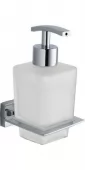 AQUALINE - APOLLO dávkovač mýdla, 200ml, mléčné sklo, chrom 1416-19