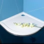 POLYSAN - SERA sprchová vanička z litého mramoru, čtvrtkruh 100x100cm, R550, bílá 62111