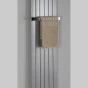 SAPHO - COLONNA otopné těleso 298x1800 metalická stříbrná IR143