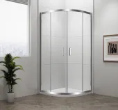 POLYSAN - EASY čtvrtkruhová sprchová zástěna 900x900, L/R, čiré sklo EL2615