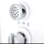 POLYSAN - LUK termostatický sprchový panel 250x1300, bílá 80312