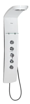 POLYSAN - LUK termostatický sprchový panel 250x1300, bílá 80312