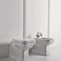 KERASAN - WALDORF WC mísa stojící, 37x65cm, spodní/zadní odpad, bílá 411601