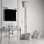 KERASAN - WALDORF WC mísa stojící, 37x65cm, spodní/zadní odpad, bílá 411601