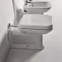 KERASAN - WALDORF WC mísa stojící, 37x65cm, spodní/zadní odpad, bílá 411601