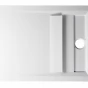 POLYSAN - VARESA sprchová vanička z litého mramoru se záklopem, obdélník 100x80cm, bílá 71605
