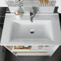 AQUALINE - ZUNO 75 keramické umyvadlo nábytkové 75x45cm, bílá 9075