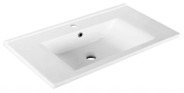 AQUALINE - ZUNO 75 keramické umyvadlo nábytkové 75x45cm, bílá 9075